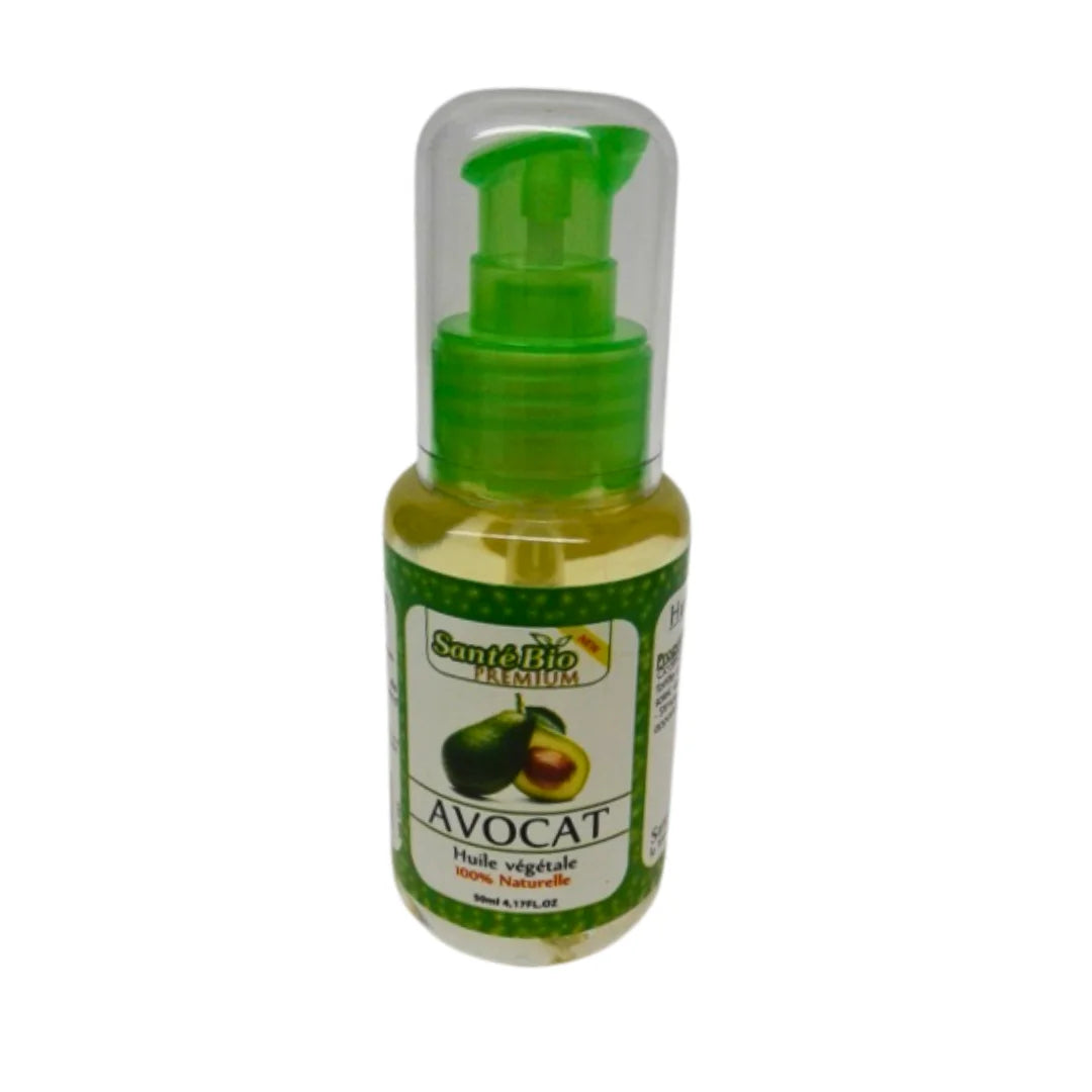 Santé Bio Huile d'Avocat 100% Naturelle