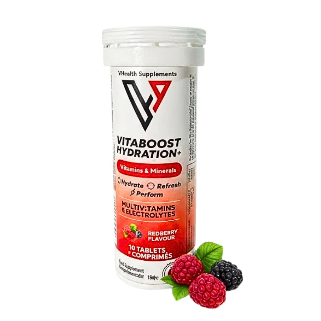 Vhealth Vitaboost Hydratation+ Goût Fruit Rouge